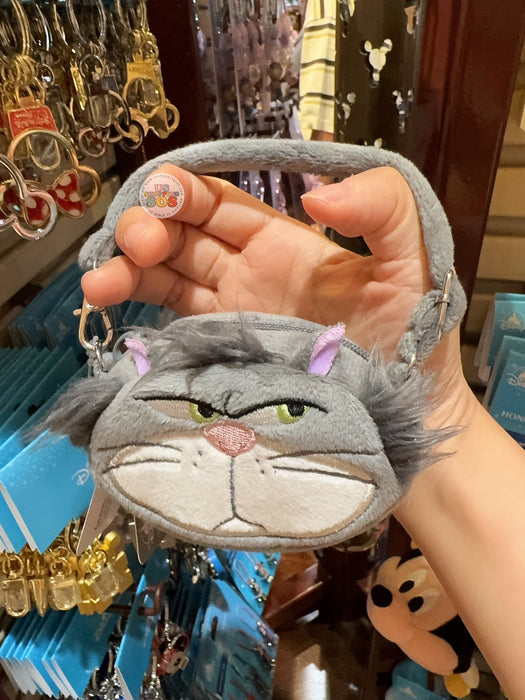 HKDL - Cinderella Lucifer ‘Big Face’ Pouch with Strap