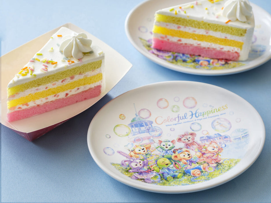 TDR - Duffy & Friends 20th Anniversary: Colorful Happiness x Duffy & Friends Souvenir Plate (Release Date: Apr 8, 2025)