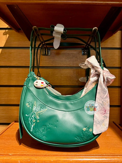 DLP - Tinker Bell Floral Pastal - Green Hobo Shoulder Bag
