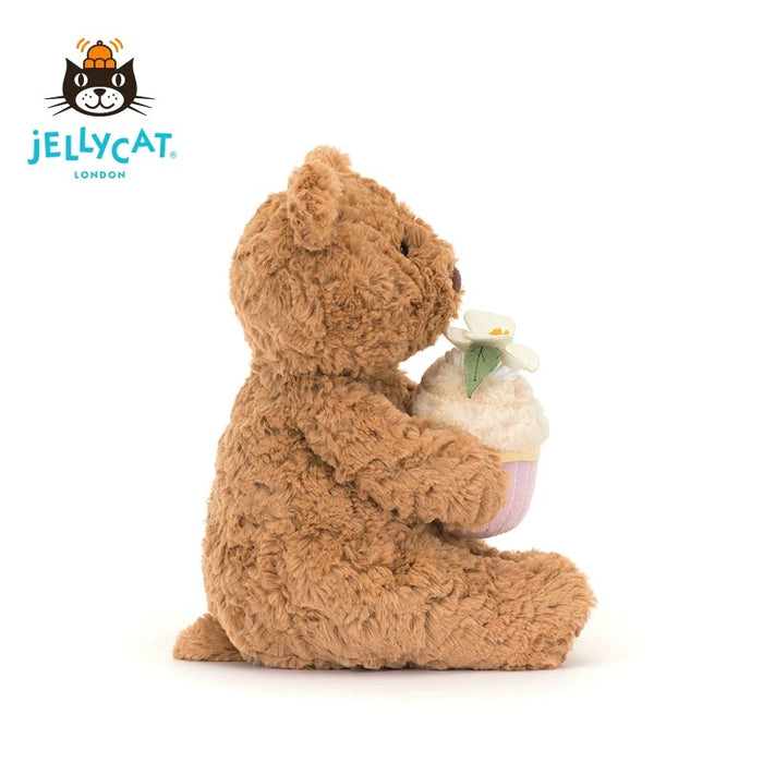Jellycat Shanghai Exclusive x Bartholomew Bear Cupcake Plush Toy