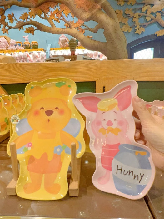 HKDL - Winnie the Pooh Lemon Honey Collection x Piglet Shaped Plastic Plate