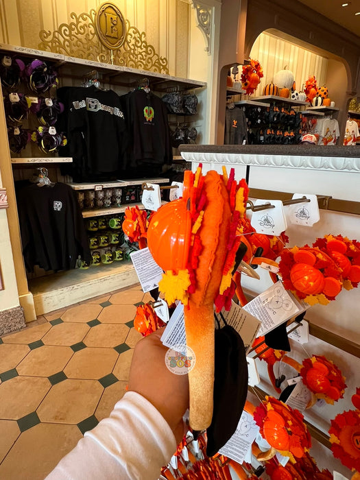 DLR/WDW - Halloween 2026 Mickey Mouse & Family Collection x Mickey Jack-o’-Lantern Light-up Wreath Ear Headband