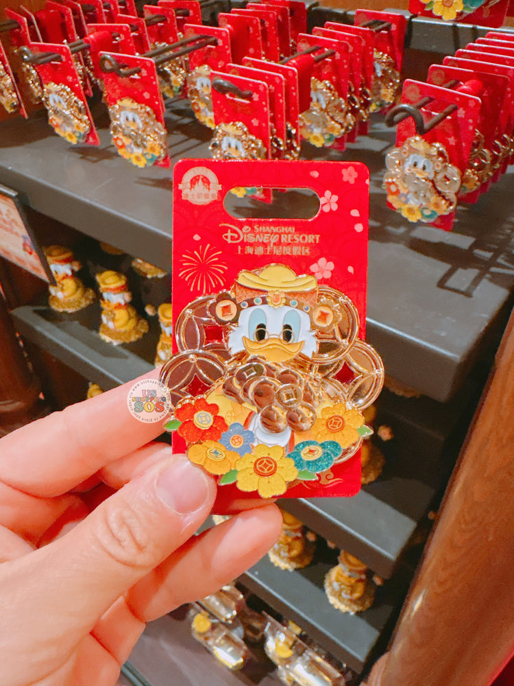 SHDL - 2026 Lunar New Year Mickey & Friends Collection x Scrooge McDuck Spinning Pin Badge