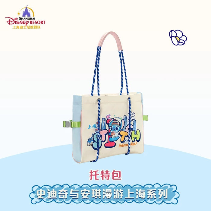 SHDL - Stitch & Angel "Travel in Shanghai" Collection x Stitch Tote Bag