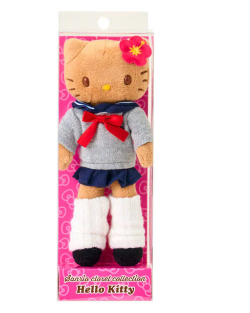 Japan Sanrio - Sanrio Closet Collection x  Hello Kitty Plush Keychain (School Uniform)