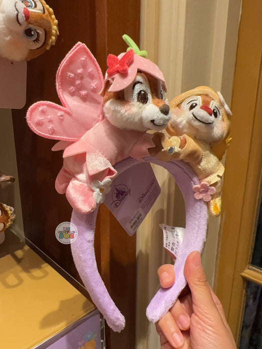 HKDL - 2026 Chip 'n' Dale Forest Fairies Collection x Chip & Dale Plushy Headband