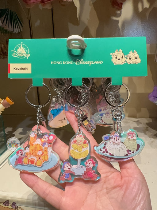HKDL - 2026 Chip & Dale Hong Kong Cuisine & Dim Sum Collection x Chip & Dale Keychains Set of 3