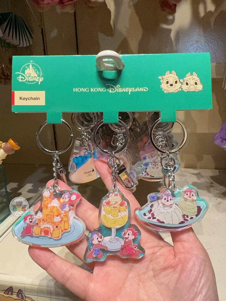 HKDL - 2026 Chip & Dale Hong Kong Cuisine & Dim Sum Collection x Chip & Dale Keychains Set of 3