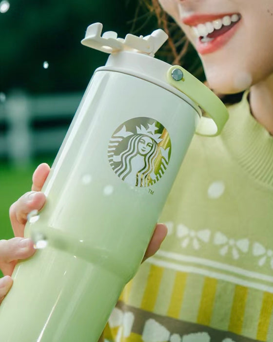 2023 China Starbucks Fresh Mint Green Classic Green tumbler with Coast