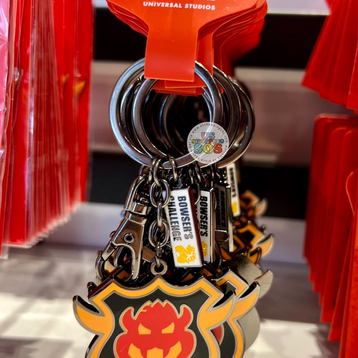 サプライ・アクセサリ・グッズ rio Universal Studios - Super Nintendo World - Bowser Crest Keychain