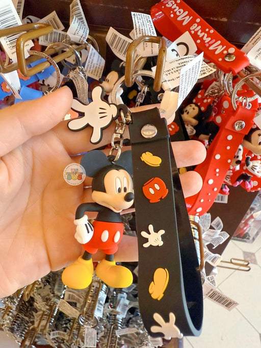 DLP - Mickey Mouse Silicone Rubber Pendant Strap Keychain