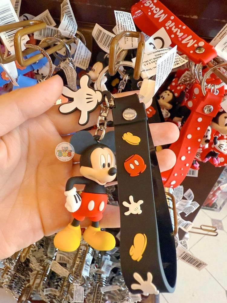 DLP - Mickey Mouse Silicone Rubber Pendant Strap Keychain