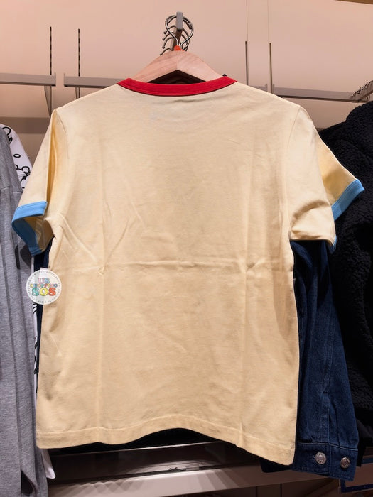 HKDL - 2026 Mickey Mouse Standing Ringer T Shirt for Adults (Color: Yellow)