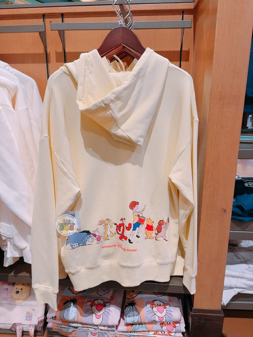 SHDL - Winnie the Pooh, Christopher Robin and Friends "Shanghai Disney Resort" Zip Hoodie for Adults