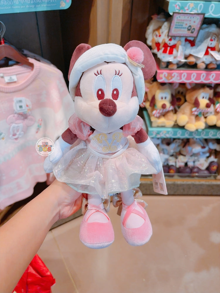 SHDL - 2025 Mickey & Friends Christmas Waltz Dance Collection x Minnie Mouse Plush Toy