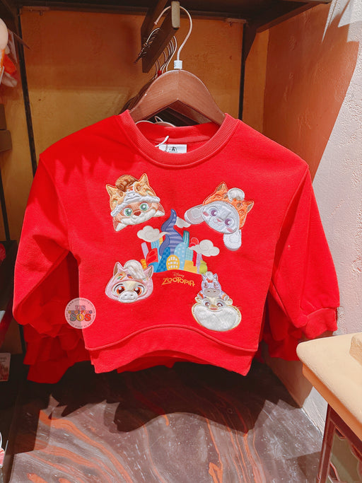 SHDL - 2026 Lunar New Year Zootopia Collectio x Pullover Sweatshirt for Kids