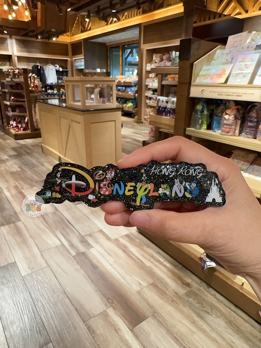 HKDL - Mickey & Friends & ‘Hong Kong Disneyland’ Colorful Magnet