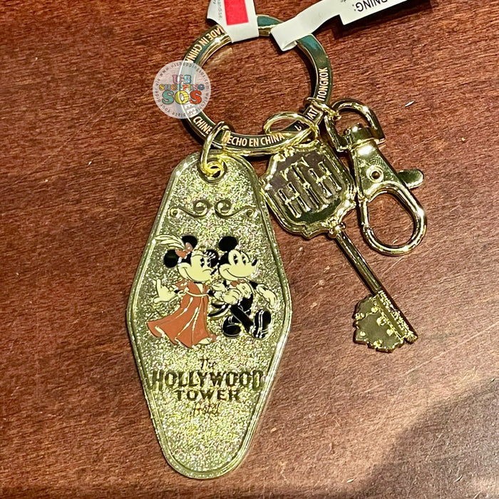 WDW - Hollywood Tower Hotel - Mickey & Minnie Keychain