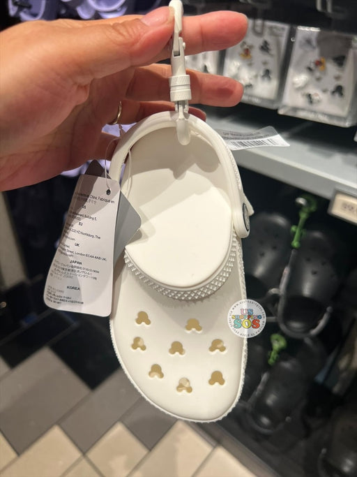 DLR/WDW - Disney x Crocs 2026 - Classic Clog White Pouch Bag Charm