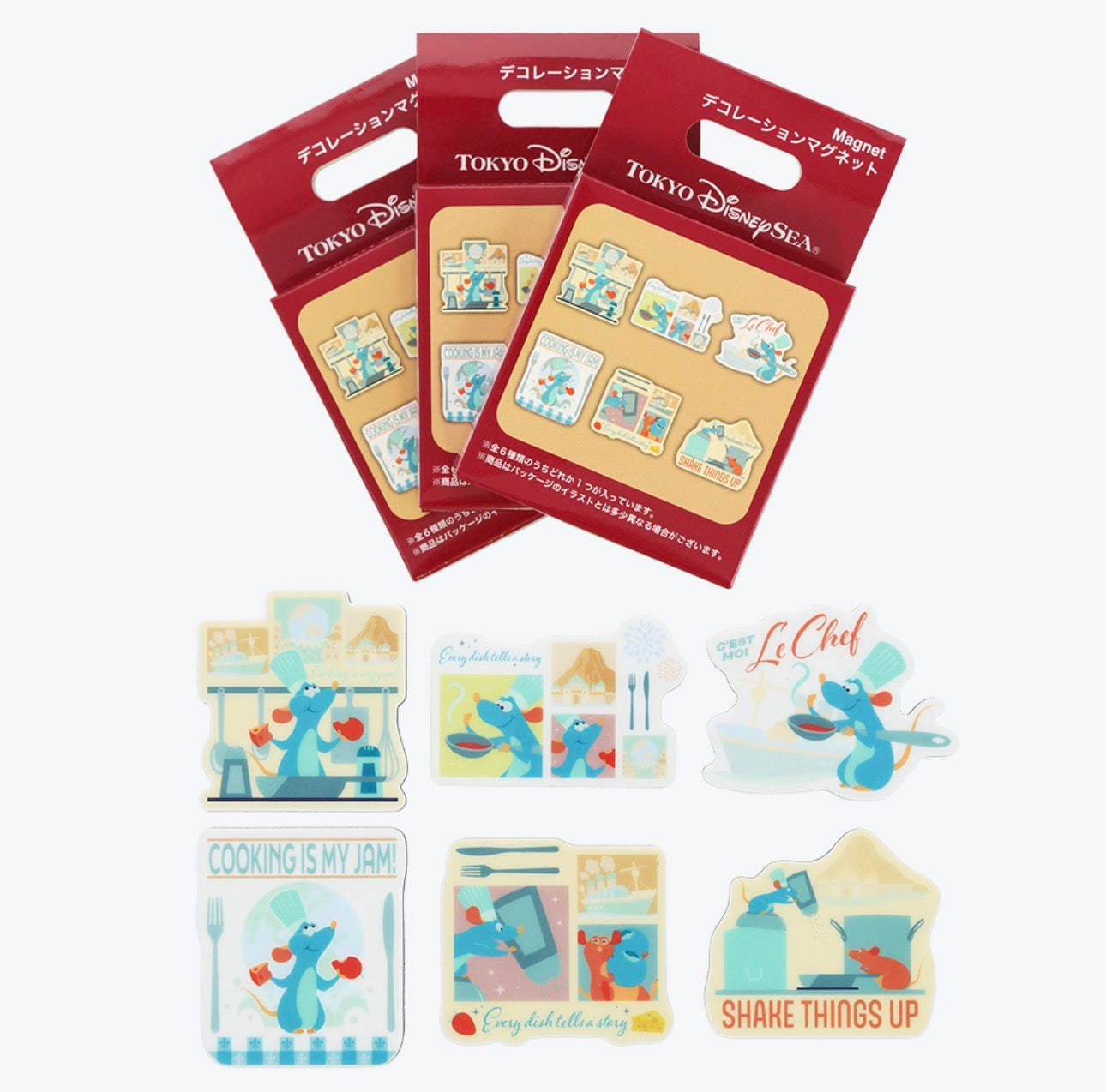 TDR - 2026 Food and Wine Festival Collection x "Ratatouille" Remy Mystery Decorative Magnet Single Box (Release Date: Apr 8, 2026)