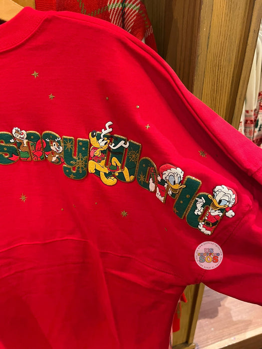 DLR/WDW - Christmas 2025 - Spirit Jersey Mickey & Friends Red Pullover (Adult)