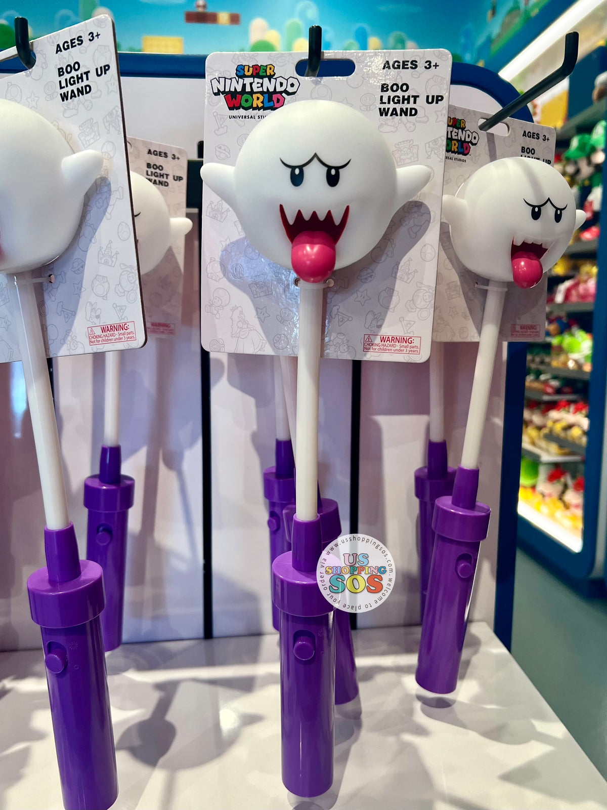 Universal Studios - Super Nintendo World - Boo Light-Up Wand ...