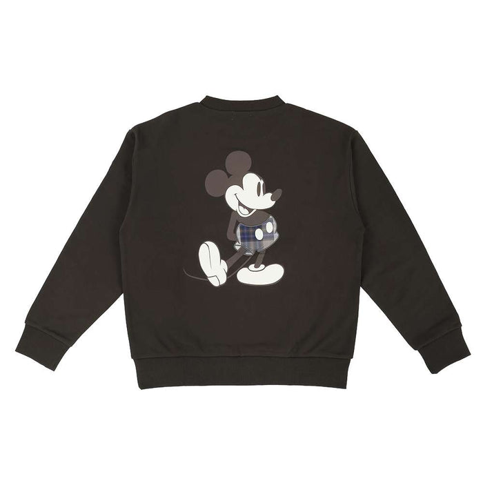 TDR - 2026 "Tokyo Disney Resort" Logo Blue and White Plaid-Patterned Sweatshirt for Adults (Release Date: Oct 22, 2026)