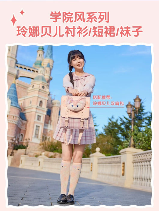 SHDL - Duffy & Friends Campus Style x LinaBell Checkered Pattern Socks for Adults