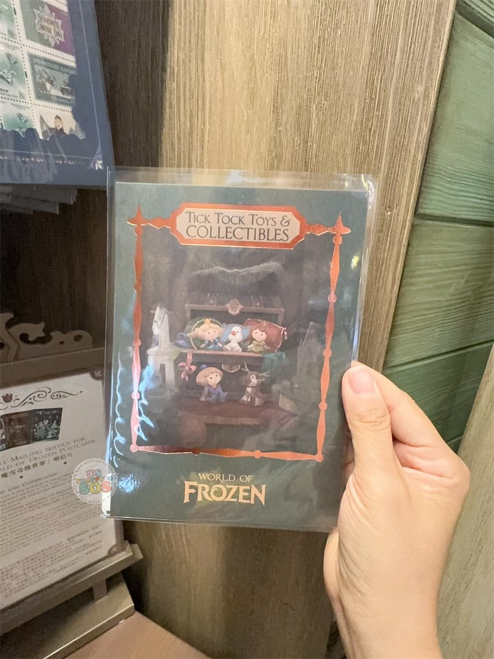HKDL - World of Frozen Post Card (Color: Green)