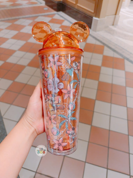 SHDL - Minnie Mouse & Flowers All Over Print with Ear Cold Cup