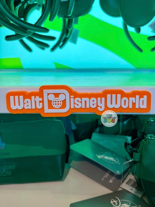 DLR/WDW - Logo Mania 2026 Park Hopper - Bright Orange Park Logo Magnet