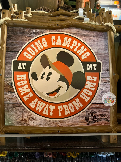 WDW - Disney’s Fort Wilderness Resort & Campground - Mickey “Going Camping at My Home Away from Home” Sign