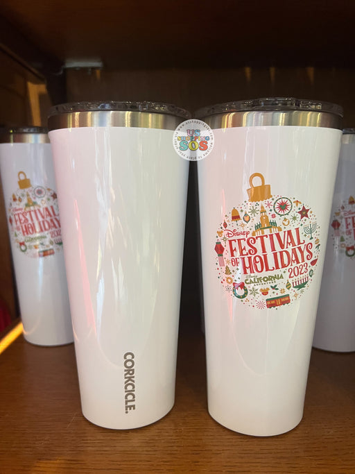 DLR - California Adventure Disney Festival of Holidays 2023 - Corkcicle Stainless Steel ToGo Tumbler