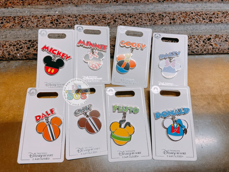 SHDL - Mickey Mouse Head Shaped Pin x Donald Duck