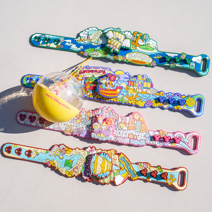 TDR - Tokyo Disney Resort Park Exclusive Color Band Capsule (1 Random Design is Included)