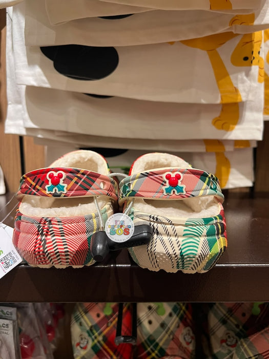 DLR/WDW - Christmas 2026 - Crocs Holiday Plaid Classic Lined Clog (Adult)