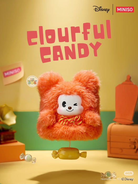 MINISO - Disney Mickey & Friends Colorful Candy Vinyl Plush Keychain Bind Box