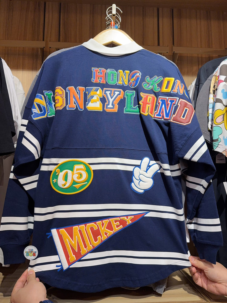 HKDL - 2026 Mickey Mouse, Logos & Polo "Hong Kong Disneyland" Wordings Spirit Jersey for Adults