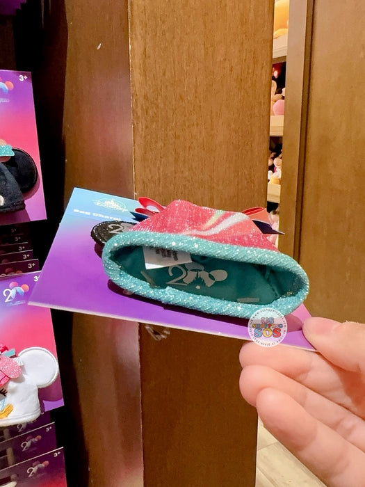HKDL - 20th Anniversary Grand Celebration - Pink/Black SouvenEAR Mini Party Hat Keychain/Bag Charm