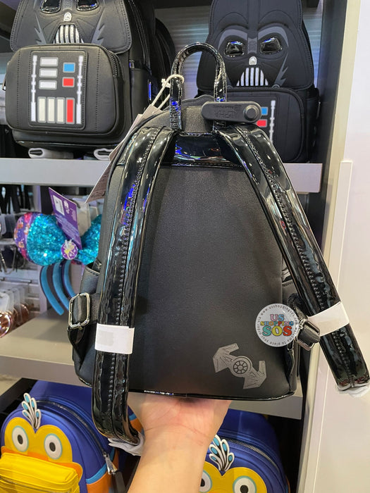 black leather star wars backpack DLR/WDW