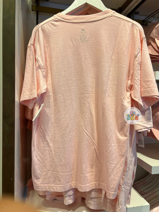 DLR/WDW - Mickey Ice Cream Bar Park Logo Baby Pink Graphic T-Shirt (Adult)