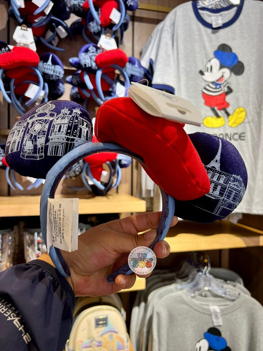 WDW - Epcot World Showcase France 🇫🇷 - Mickey & Minnie Red Beret 2026 - Ear Headband