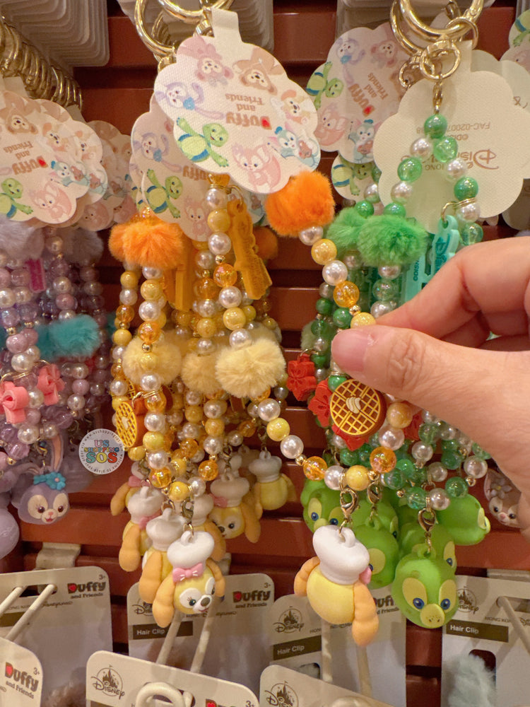 HKDL - Duffy & Friends Beads & Pom Pom Phone Strap x CookieAnn