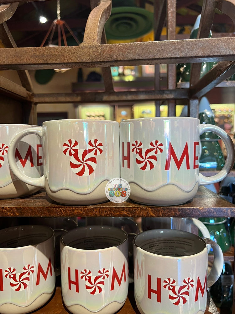 DLR/WDW - Christmas 2025 - Mickey Icon Peppermint Candy Mug