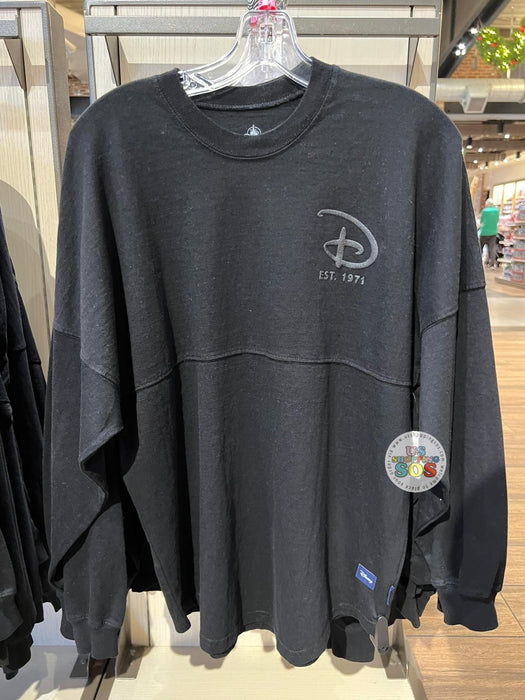 DLR/WDW - Spirit Jersey Black Puffy Ink Logo Black Pullover (Adult)
