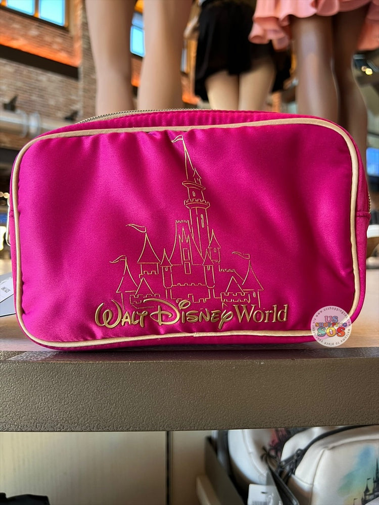 DLR/WDW - Park Logo Castle Hot Pink Fanny Pack