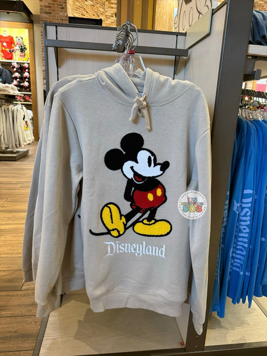 DLR/WDW - Classic Mickey Sherpa Icon Park Logo Oat Hoodie Pullover (Adult)