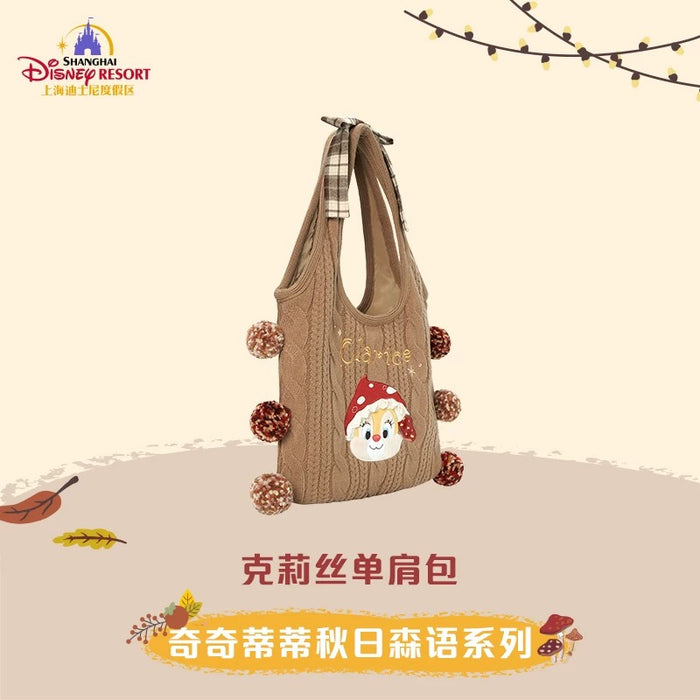 SHDL - Chip & Dale Autumn Forest Collection x Clarice Knit Tote Bag (Release Date: Sept 12, 2025)