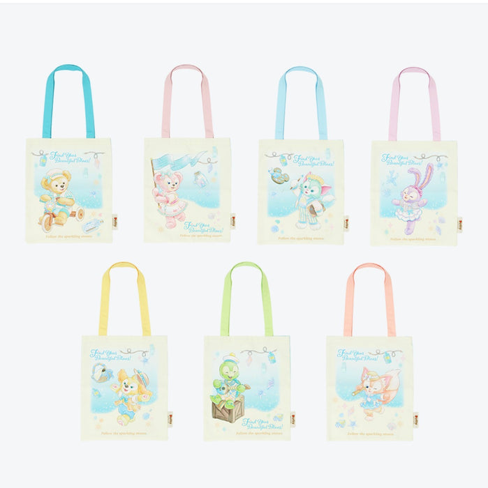 TDR - 2026 Duffy & Friends "Find Your Beautiful Blues" Collection x Mystery Tote Bag Whole Box of 7 Designs (Release Date: Apr 14, 2026)