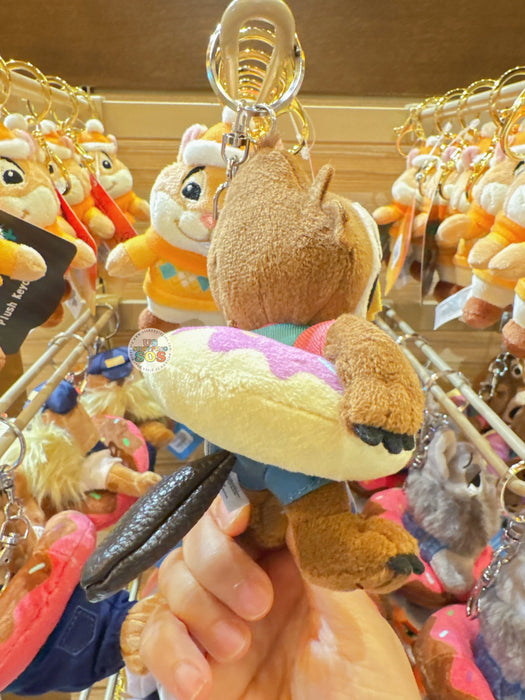 HKDL - Zootopia 2 x Nibbles Maplestick Plush Keychain